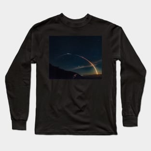 Falcon9/Iridium 7 Stage Separation Long Sleeve T-Shirt